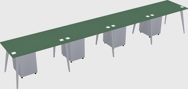 Modern rectangular office desk