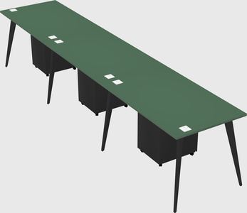 Modern rectangular office desk