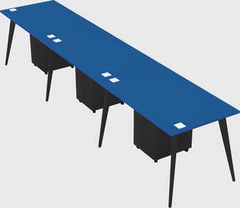 Modern rectangular office desk
