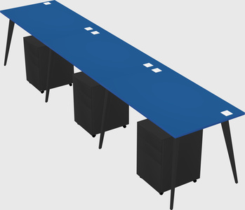 Modern rectangular office desk
