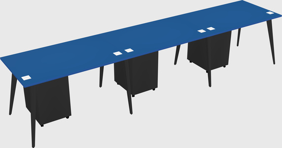 Modern rectangular office desk
