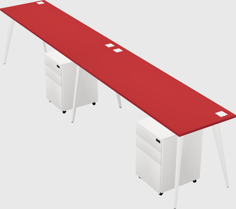 Modern rectangular office desk