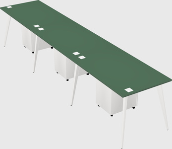 Modern rectangular office desk
