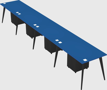 Modern rectangular office desk