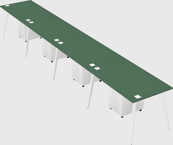 Modern rectangular office desk