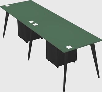 Modern rectangular office desk