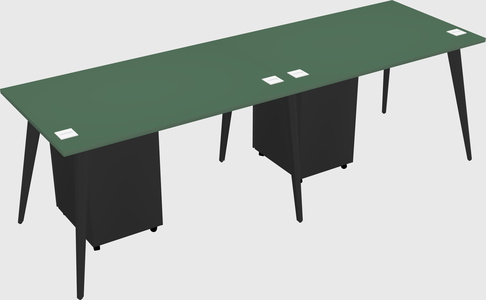 Modern rectangular office desk