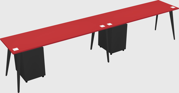 Modern rectangular office desk