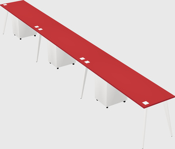 Modern rectangular office desk