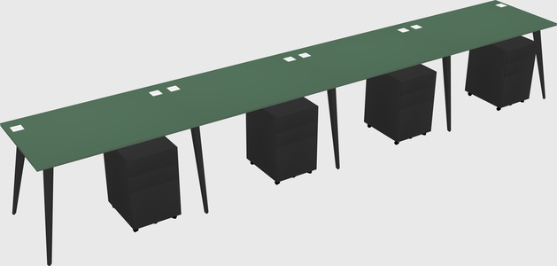 Modern Rectangular Office Desk