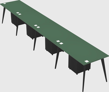 Modern rectangular office desk