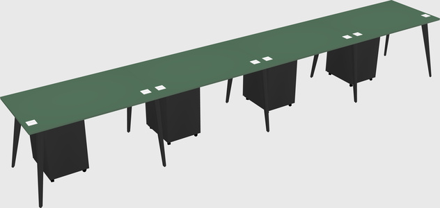 Modern rectangular office desk