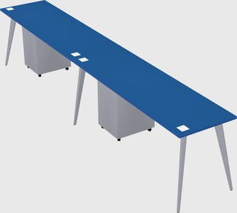 Modern rectangular office desk