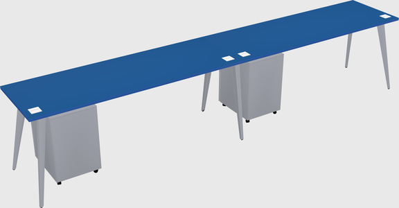 Modern rectangular office desk
