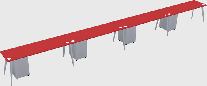 Modern rectangular office desk