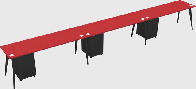 Modern rectangular office desk