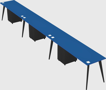 Modern rectangular office desk