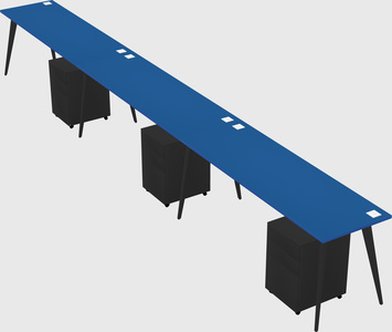 Modern rectangular office desk