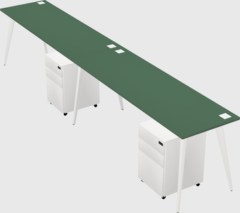 Modern rectangular office desk