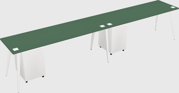 Modern rectangular office desk