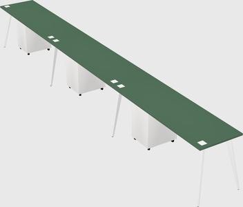 Modern rectangular office desk