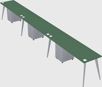 Modern rectangular office desk