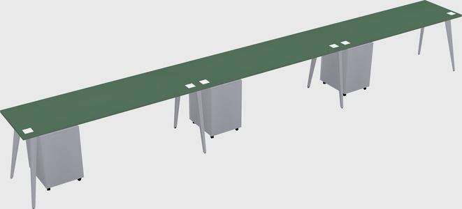 Modern rectangular office desk