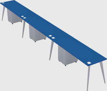 Modern rectangular office desk