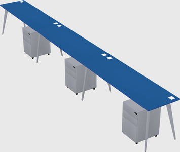 Modern rectangular office desk