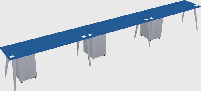 Modern rectangular office desk