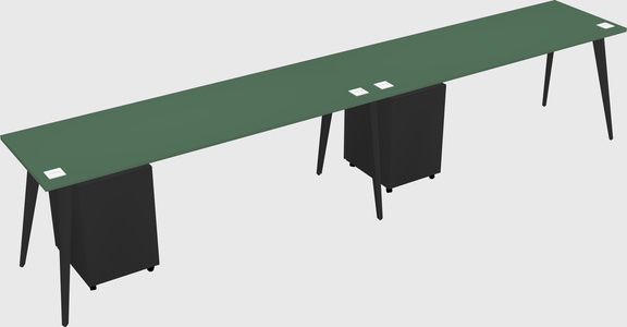 Modern rectangular office desk