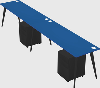 Modern rectangular office desk