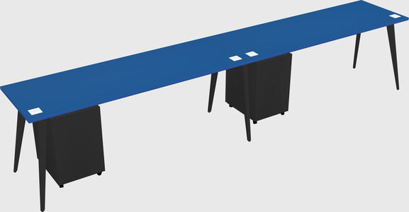 Modern rectangular office desk