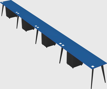 Modern rectangular office desk
