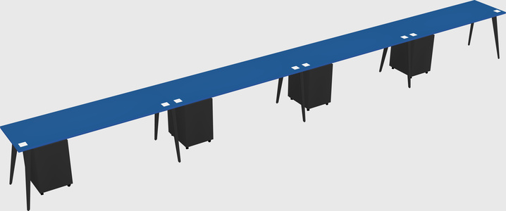 Modern rectangular office desk