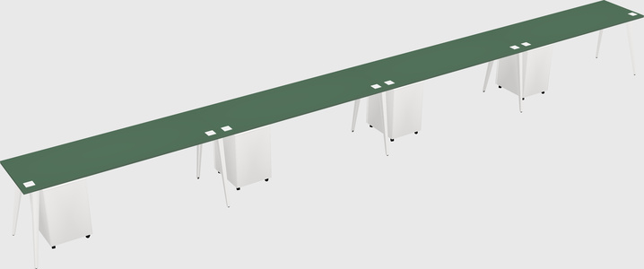 Modern rectangular office desk