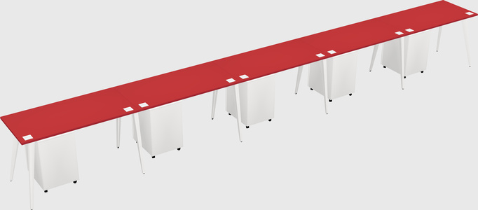 Modern rectangular office desk