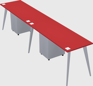 Modern rectangular office desk