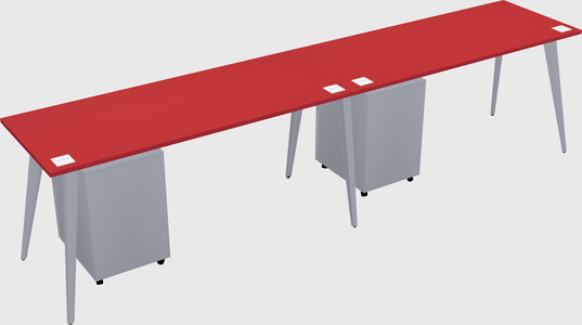 Modern rectangular office desk