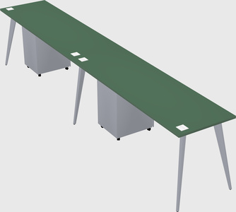 Modern rectangular office desk