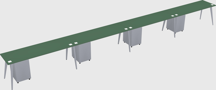 Modern rectangular office desk
