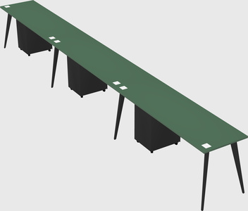 Modern rectangular office desk