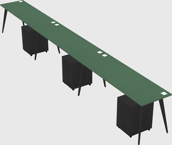 Modern rectangular office desk