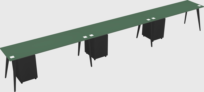 Modern rectangular office desk