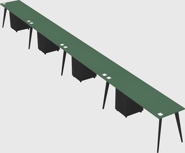 Modern rectangular office desk
