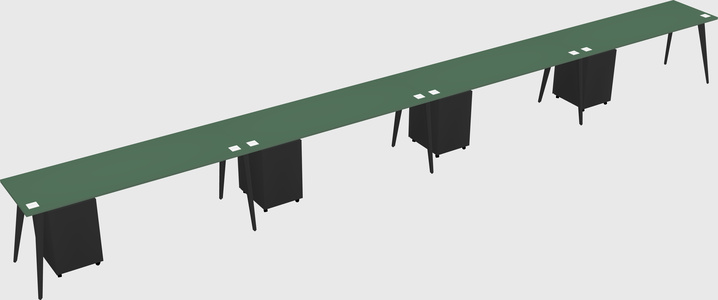 Modern rectangular office desk