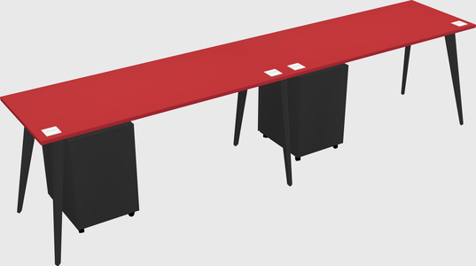 Modern rectangular office desk