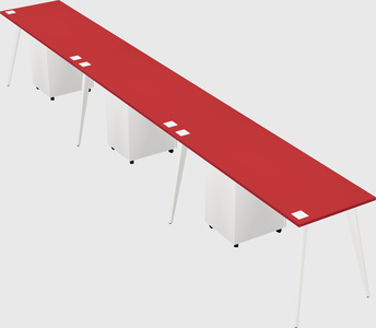 Modern rectangular office desk