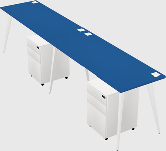 Modern rectangular office desk