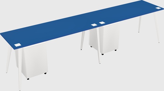 Modern rectangular office desk